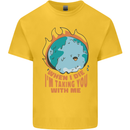 When I Die Funny Climate Change Kids T-Shirt Childrens Yellow