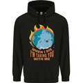 When I Die Funny Climate Change Mens 80% Cotton Hoodie Black