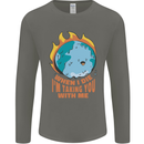 When I Die Funny Climate Change Mens Long Sleeve T-Shirt Charcoal