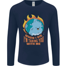When I Die Funny Climate Change Mens Long Sleeve T-Shirt Navy Blue