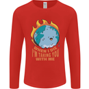 When I Die Funny Climate Change Mens Long Sleeve T-Shirt Red