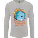 When I Die Funny Climate Change Mens Long Sleeve T-Shirt Sports Grey