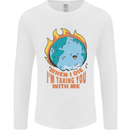 When I Die Funny Climate Change Mens Long Sleeve T-Shirt White