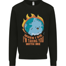 When I Die Funny Climate Change Mens Sweatshirt Jumper Black
