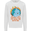 When I Die Funny Climate Change Mens Sweatshirt Jumper White