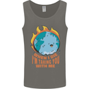 When I Die Funny Climate Change Mens Vest Tank Top Charcoal