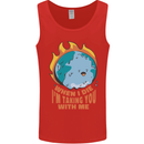 When I Die Funny Climate Change Mens Vest Tank Top Red