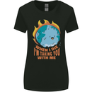When I Die Funny Climate Change Womens Wider Cut T-Shirt Black