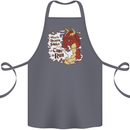 When a Drago Smiles Fantasy RPG Cotton Apron 100% Organic Steel