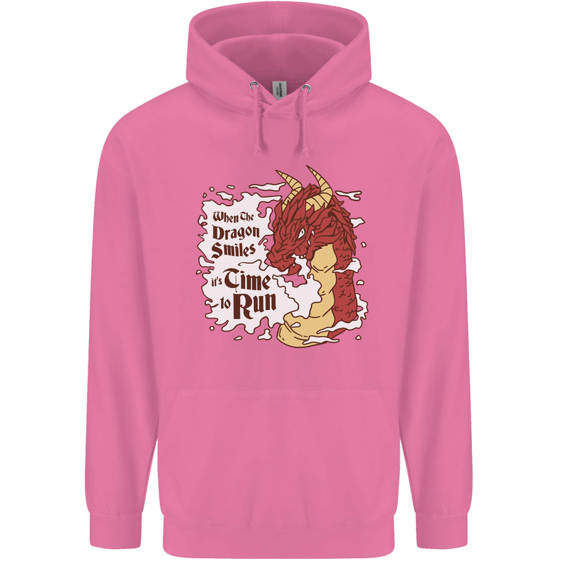 When a Dragon Smiles Fantasy RPG Childrens Kids Hoodie Azalea