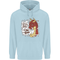 When a Dragon Smiles Fantasy RPG Childrens Kids Hoodie Light Blue