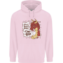 When a Dragon Smiles Fantasy RPG Childrens Kids Hoodie Light Pink