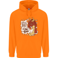 When a Dragon Smiles Fantasy RPG Childrens Kids Hoodie Orange