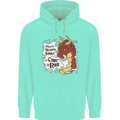 When a Dragon Smiles Fantasy RPG Childrens Kids Hoodie Peppermint