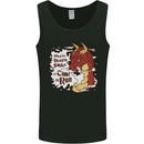 When a Dragon Smiles Fantasy RPG Mens Vest Tank Top Black