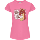 When a Dragon Smiles Fantasy RPG Womens Petite Cut T-Shirt Azalea
