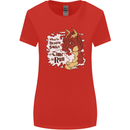 When a Dragon Smiles Fantasy RPG Womens Wider Cut T-Shirt Red