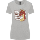 When a Dragon Smiles Fantasy RPG Womens Wider Cut T-Shirt Sports Grey