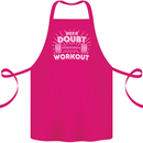 When in Doubt Workout Gym Training Top Cotton Apron 100% Organic Pink
