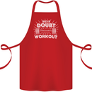 When in Doubt Workout Gym Training Top Cotton Apron 100% Organic Red