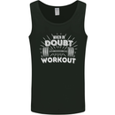 When in Doubt Workout Gym Training Top Mens Vest Tank Top Black