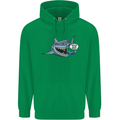 Where Are the Sharks? Scuba Diving Diver Childrens Kids Hoodie Irish Green