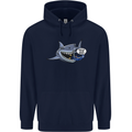 Where Are the Sharks? Scuba Diving Diver Childrens Kids Hoodie Navy Blue