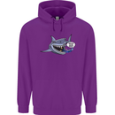 Where Are the Sharks? Scuba Diving Diver Childrens Kids Hoodie Purple