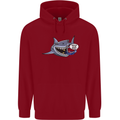 Where Are the Sharks? Scuba Diving Diver Childrens Kids Hoodie Red