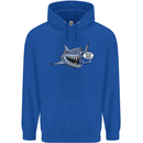 Where Are the Sharks? Scuba Diving Diver Childrens Kids Hoodie Royal Blue