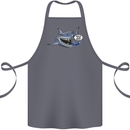 Where Are the Sharks? Scuba Diving Diver Cotton Apron 100% Organic Steel