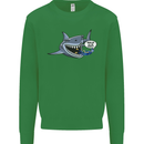 Where Are the Sharks? Scuba Diving Diver Kids Sweatshirt Jumper Irish Green