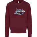 Where Are the Sharks? Scuba Diving Diver Kids Sweatshirt Jumper Maroon