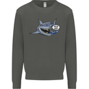 Where Are the Sharks? Scuba Diving Diver Kids Sweatshirt Jumper Storm Grey