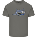 Where Are the Sharks? Scuba Diving Diver Mens Cotton T-Shirt Tee Top Charcoal