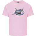 Where Are the Sharks? Scuba Diving Diver Mens Cotton T-Shirt Tee Top Light Pink