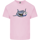 Where Are the Sharks? Scuba Diving Diver Mens Cotton T-Shirt Tee Top Light Pink