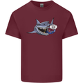 Where Are the Sharks? Scuba Diving Diver Mens Cotton T-Shirt Tee Top Maroon