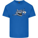 Where Are the Sharks? Scuba Diving Diver Mens Cotton T-Shirt Tee Top Royal Blue