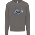 Where Are the Sharks? Scuba Diving Diver Mens Sweatshirt Jumper Charcoal