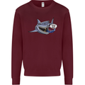 Where Are the Sharks? Scuba Diving Diver Mens Sweatshirt Jumper Maroon