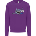 Where Are the Sharks? Scuba Diving Diver Mens Sweatshirt Jumper Purple