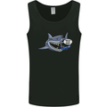 Where Are the Sharks? Scuba Diving Diver Mens Vest Tank Top Black