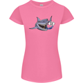 Where Are the Sharks? Scuba Diving Diver Womens Petite Cut T-Shirt Azalea