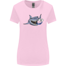 Where Are the Sharks? Scuba Diving Diver Womens Wider Cut T-Shirt Light Pink