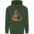 Where Words Fail Music Speaks Guitar Rock Childrens Kids Hoodie Forest Green