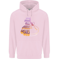 Where Words Fail Music Speaks Guitar Rock Childrens Kids Hoodie Light Pink