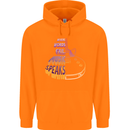 Where Words Fail Music Speaks Guitar Rock Childrens Kids Hoodie Orange