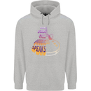 Where Words Fail Music Speaks Guitar Rock Childrens Kids Hoodie Sports Grey