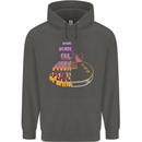 Where Words Fail Music Speaks Guitar Rock Childrens Kids Hoodie Storm Grey